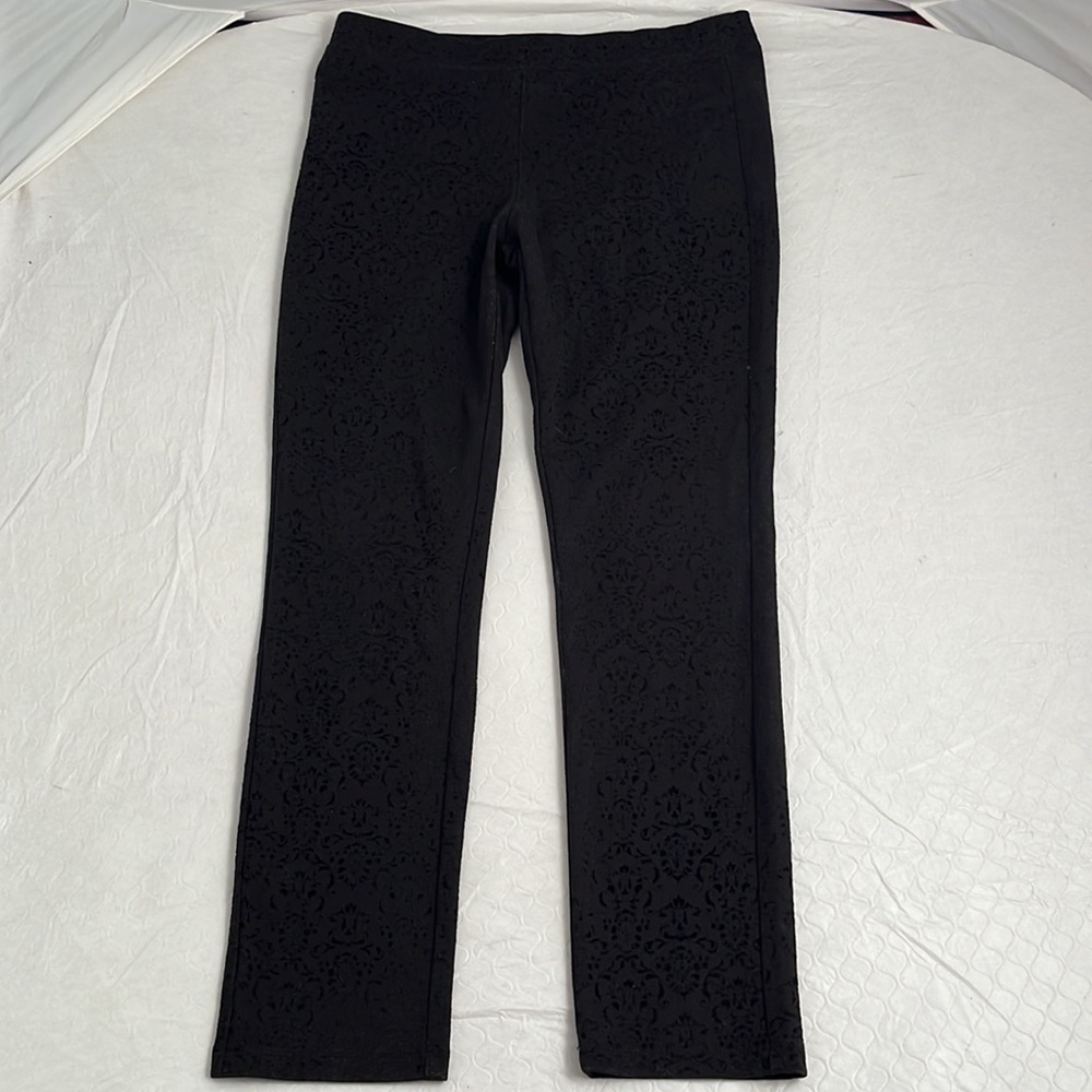 Not Your Daughter’s Jeans black pattern pull-on leggings - Picture 4 of 13